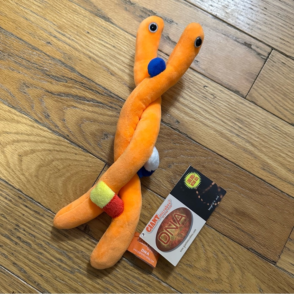 NWT Giant Microbes DNA 12” Plush